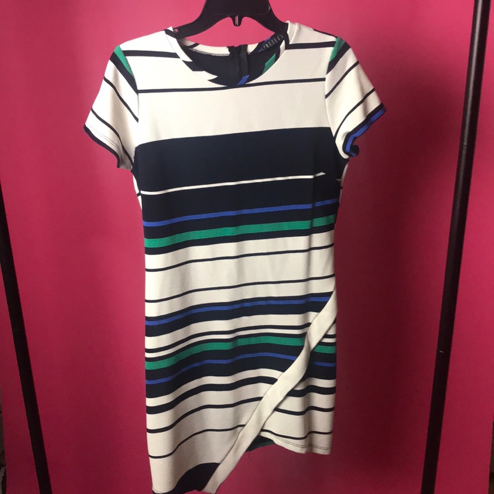 Colorful Dress with Back Zipper